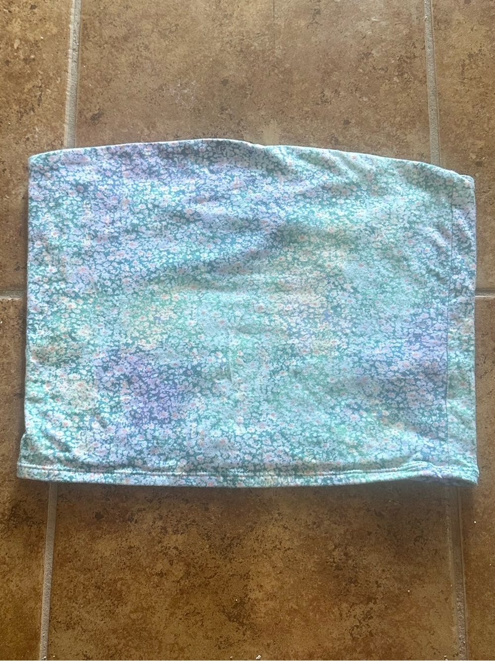 Pastel Floral Tube Top